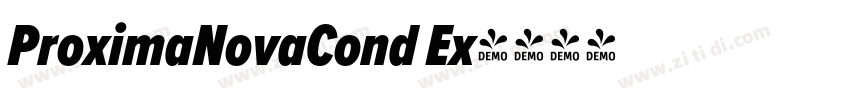 ProximaNovaCond Ex字体转换